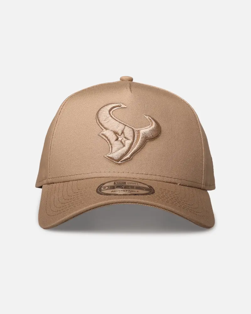 New Era Houston Texans 'Tonal Camel' 9Forty A-Frame Snapback Camel 1