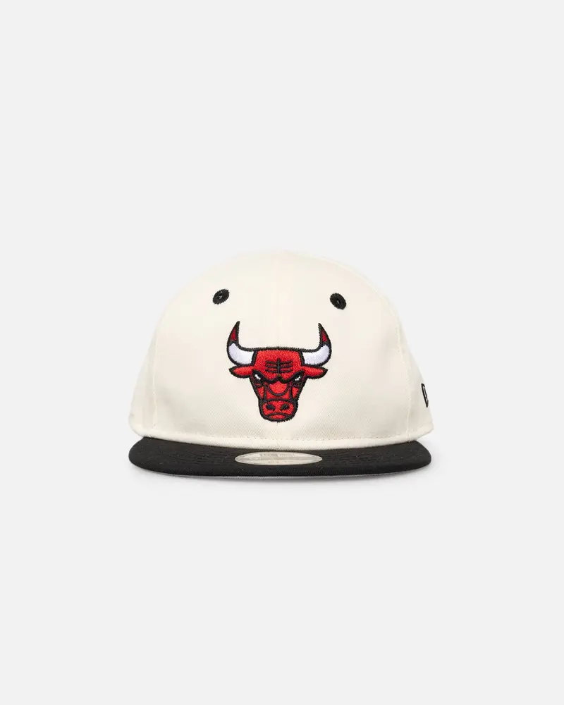 New Era Infants' Chicago Bulls "My 1St 2-Tone" 9Fifty Stretch Fit Chrome White 1