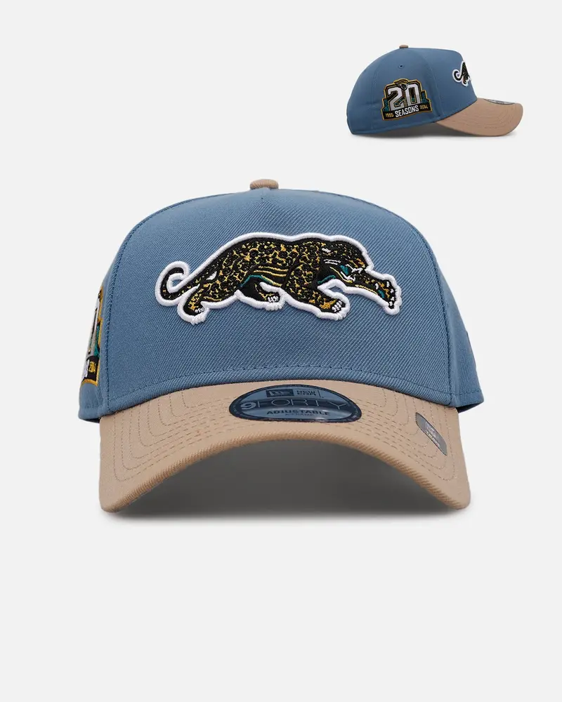 New Era Jacksonville Jaguars 'Easy Breezy' 9Forty A-Frame Snapback Blue/Tan 1
