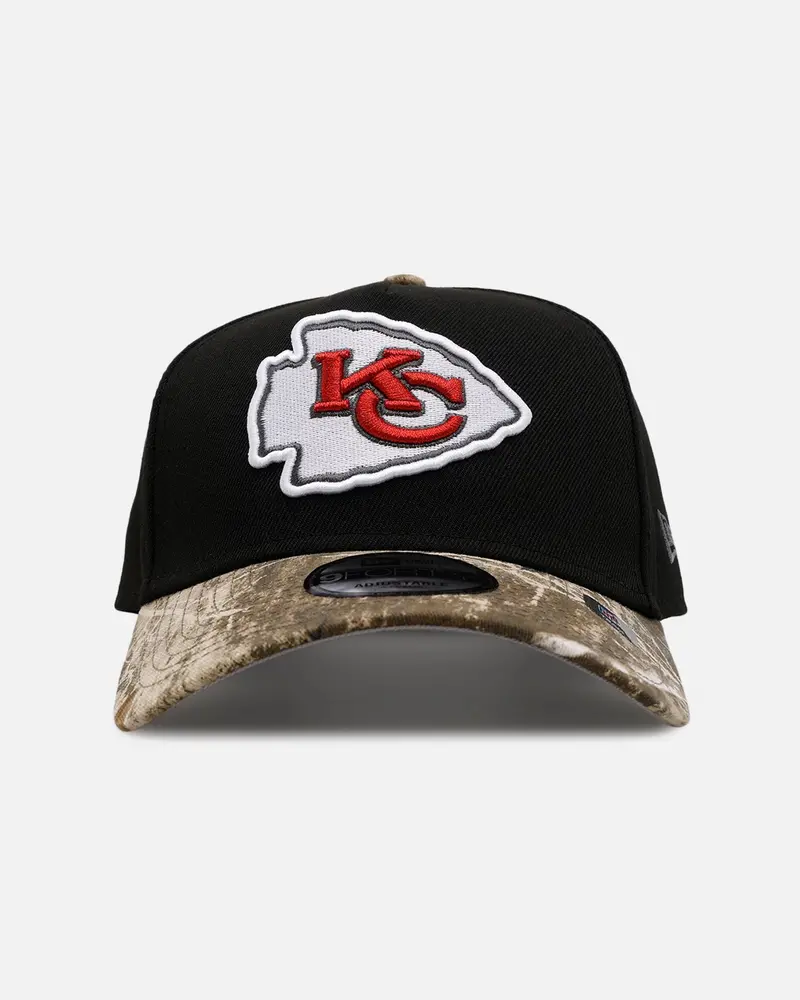 New Era Kansas City Chiefs 'Black Crown Realtree Visor' 9Forty A-Frame Snapback Realtree Edge/Black 1