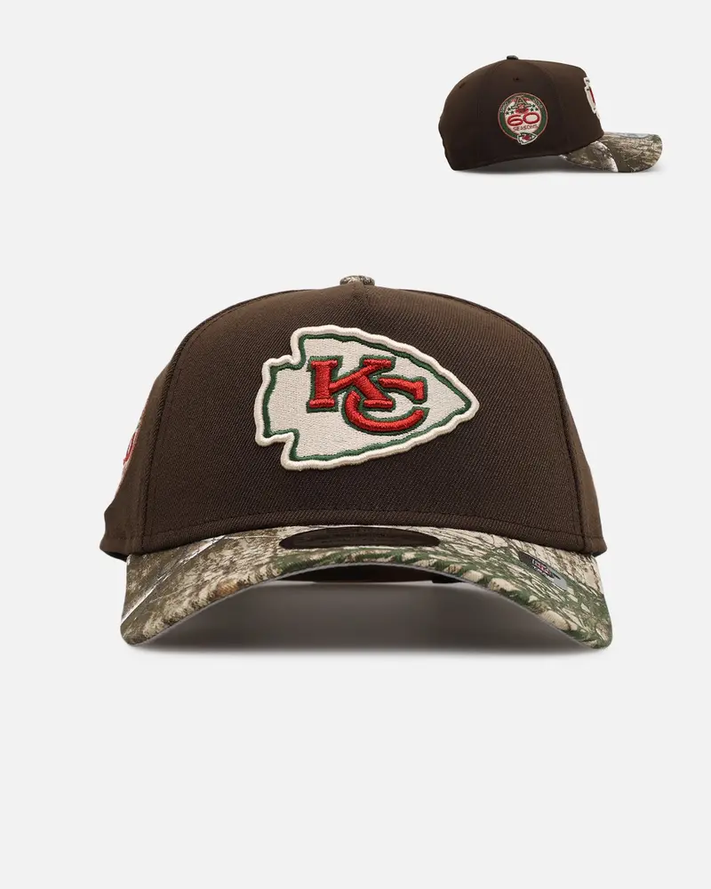 New Era Kansas City Chiefs 'Great Outdoors' 9Forty A-Frame Snapback Brown/Camo 1