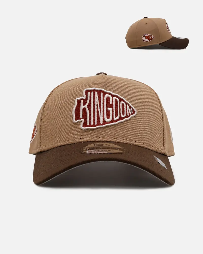 New Era Kansas City Chiefs 'Thanksgiving Football' 9Forty A-Frame Snapback Khaki 1