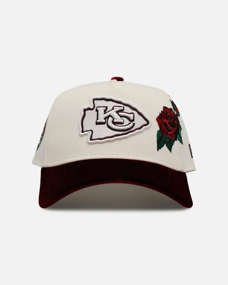New Era Kansas City Chiefs 'Velvet Roses' 9Forty A-Frame Snapback Chrome 1