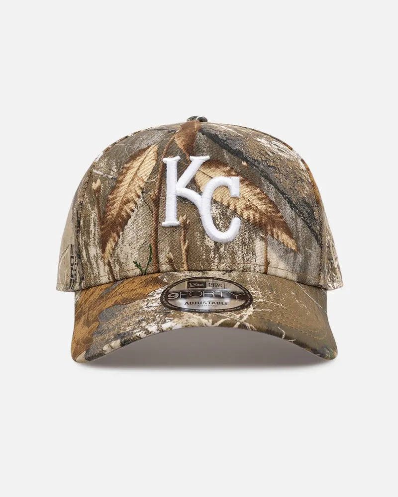New Era Kansas City Royals 'Great Outdoors Part Ii' 9Forty A-Frame Snapback Real Tree Camo 1