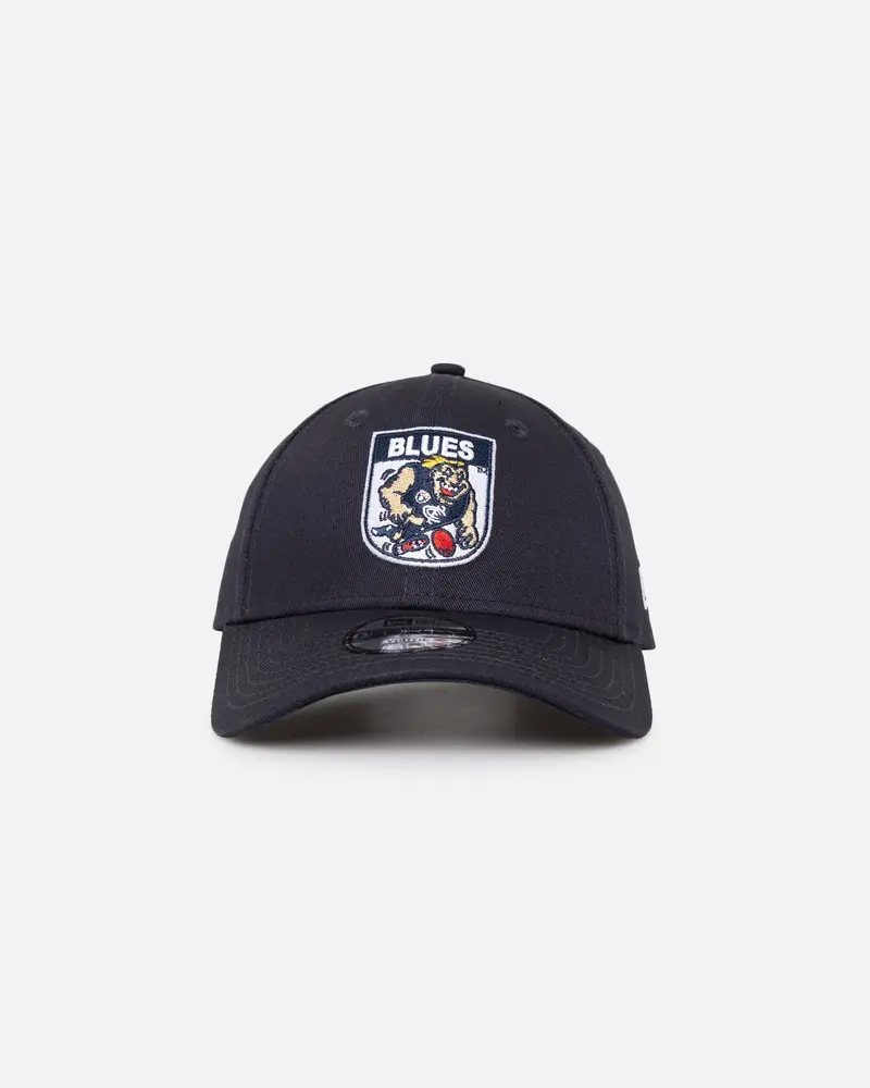 New Era Kids' Carlton Blues 'Afl Retro Mascot' 9Forty Strapback Otc 1