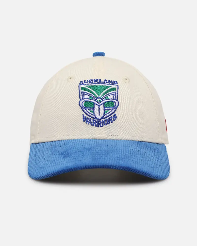 New Era Kids' New Zealand Warriors 'Nrl Retro Corduroy Logo' 9Forty Strapback Chrome White 1