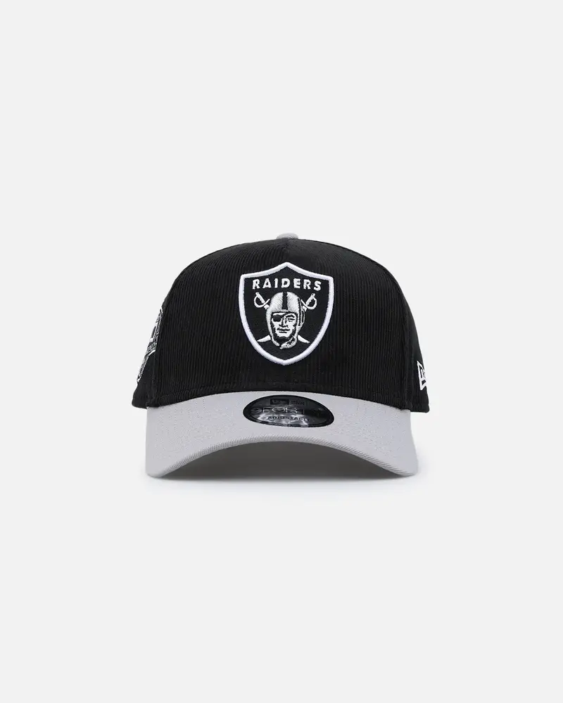 New Era Las Vegas Raiders '2-Tone Corduroy' 9Forty A-Frame Snapback Black 1