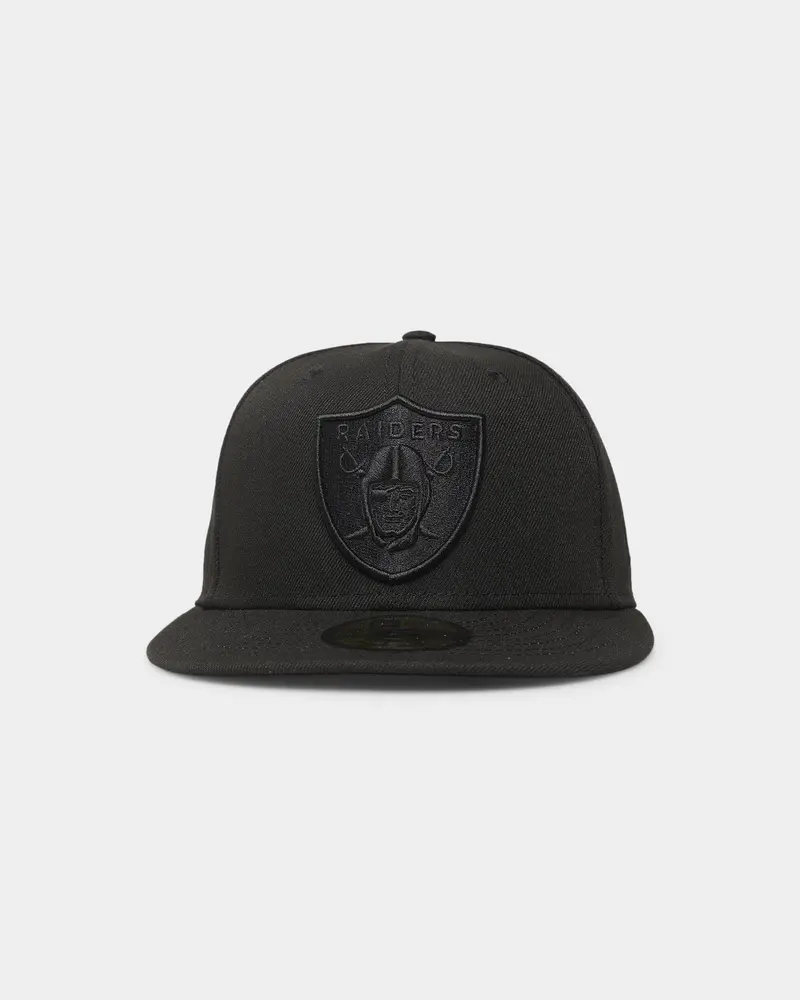 New Era Las Vegas Raiders 'Black On Black' 59Fifty Fitted Black/Black 1