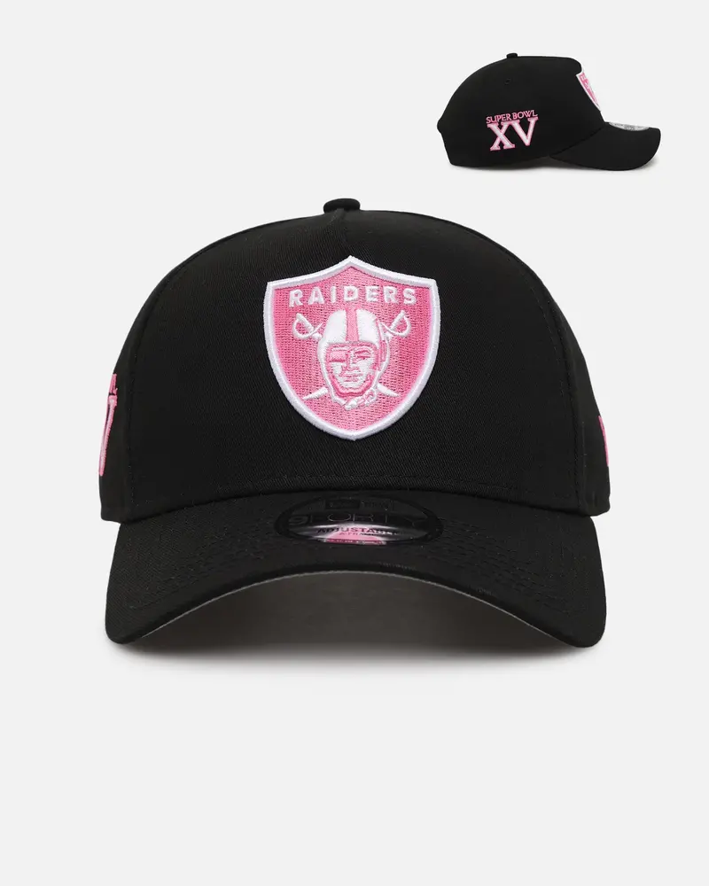 New Era Las Vegas Raiders 'Black Pink' 9Forty A-Frame Snapback Black/Pink 1
