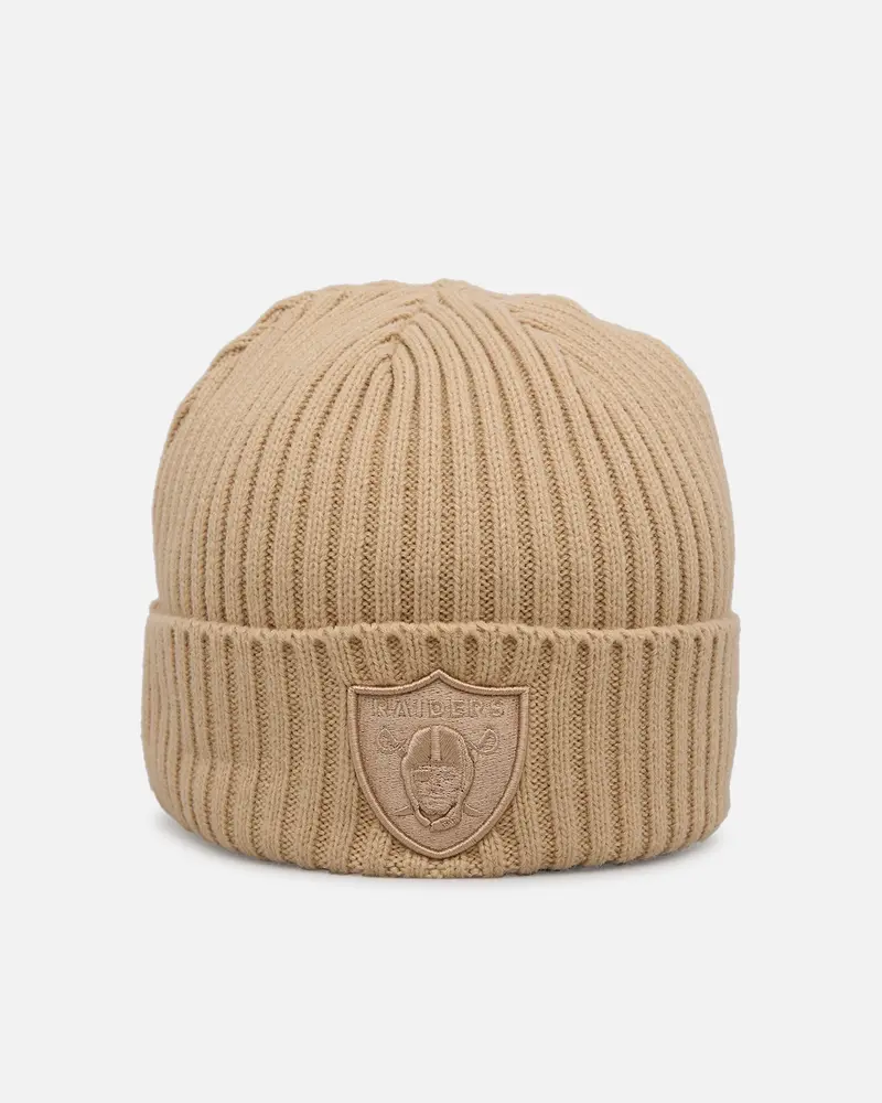 New Era Las Vegas Raiders 'Color Pack' Beanie Tan 1