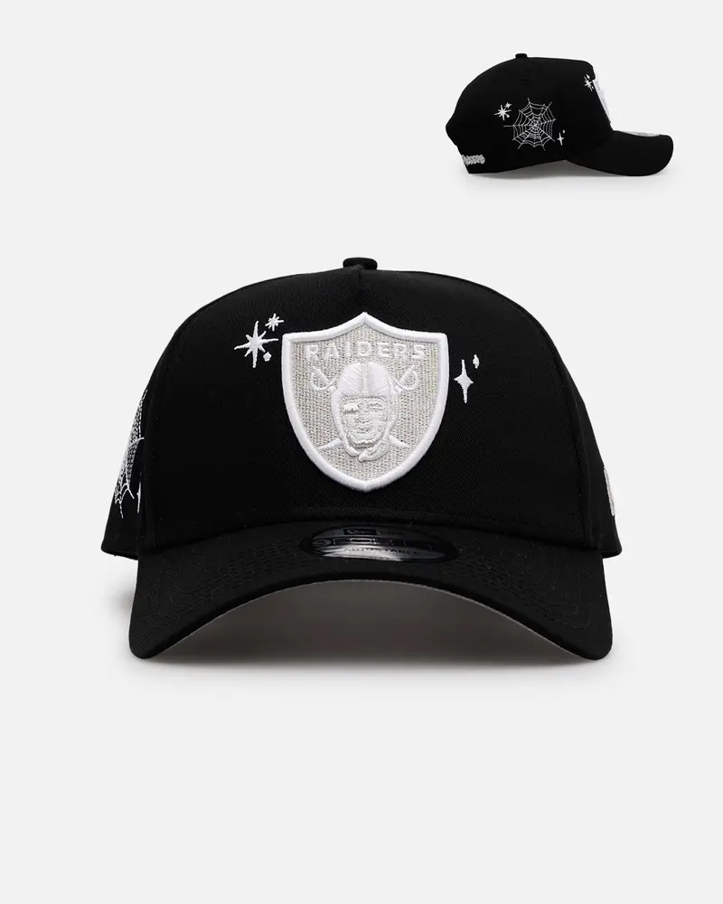 New Era Las Vegas Raiders 'Grit 3.0' 9Forty A-Frame Snapback Black/White 1