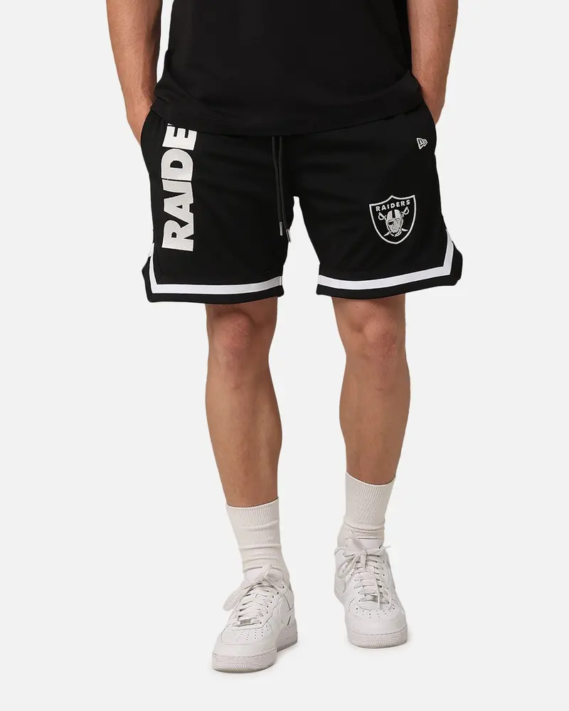 New Era Las Vegas Raiders Mesh Glow Shorts Black 1