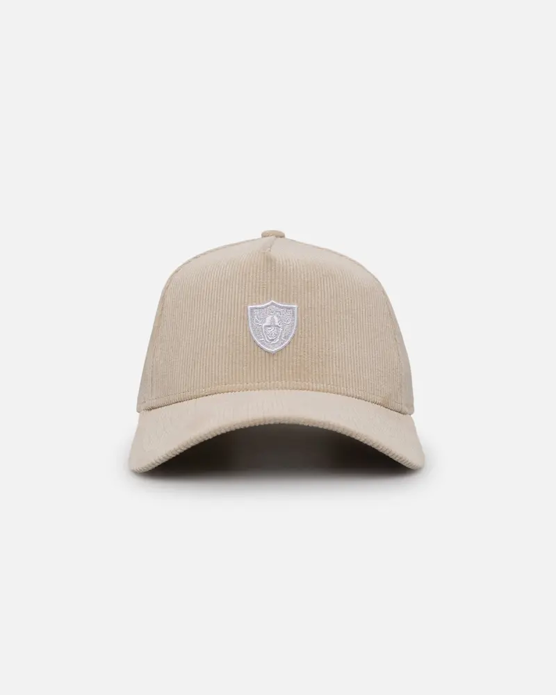 New Era Las Vegas Raiders 'Micro Cord Cream' 9Forty A-Frame Snapback Cream/White 1