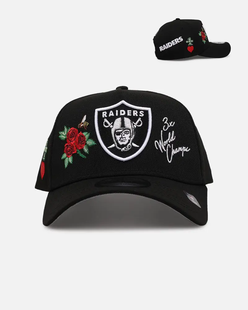 New Era Las Vegas Raiders 'One Love' 9Forty A-Frame Snapback Official Team Color 1