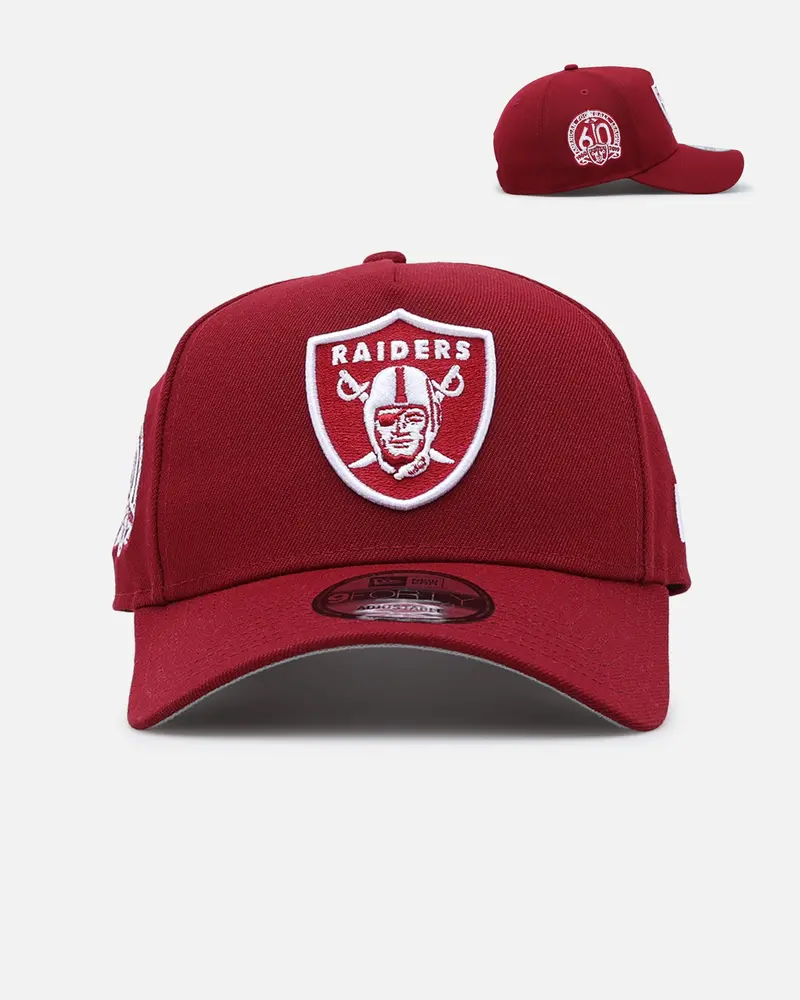 New Era Las Vegas Raiders 'Polychromatic' 9Forty A-Frame Snapback Cardinal 1
