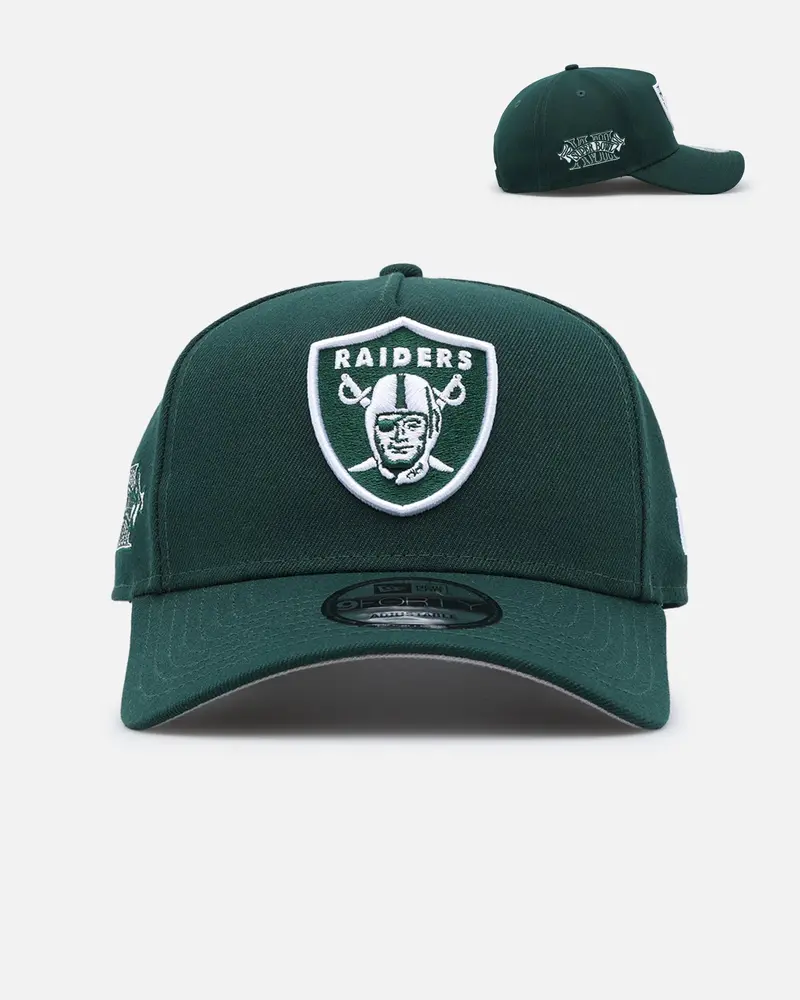New Era Las Vegas Raiders 'Polychromatic' 9Forty A-Frame Snapback Dark Green 1