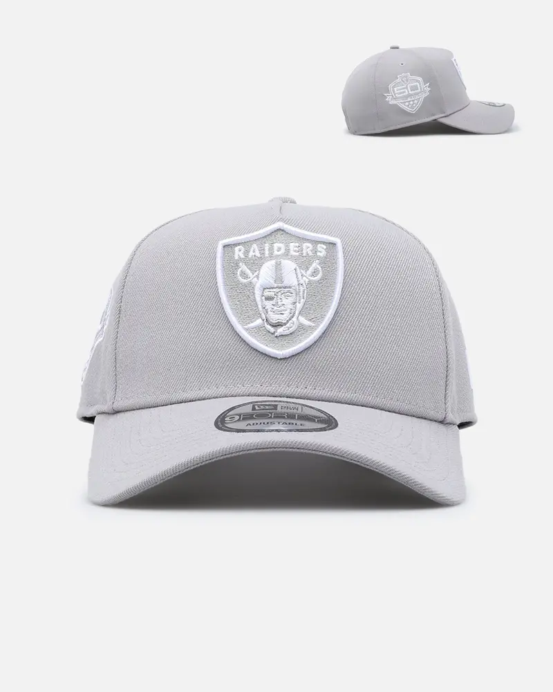 New Era Las Vegas Raiders 'Polychromatic' 9Forty A-Frame Snapback Grey 1