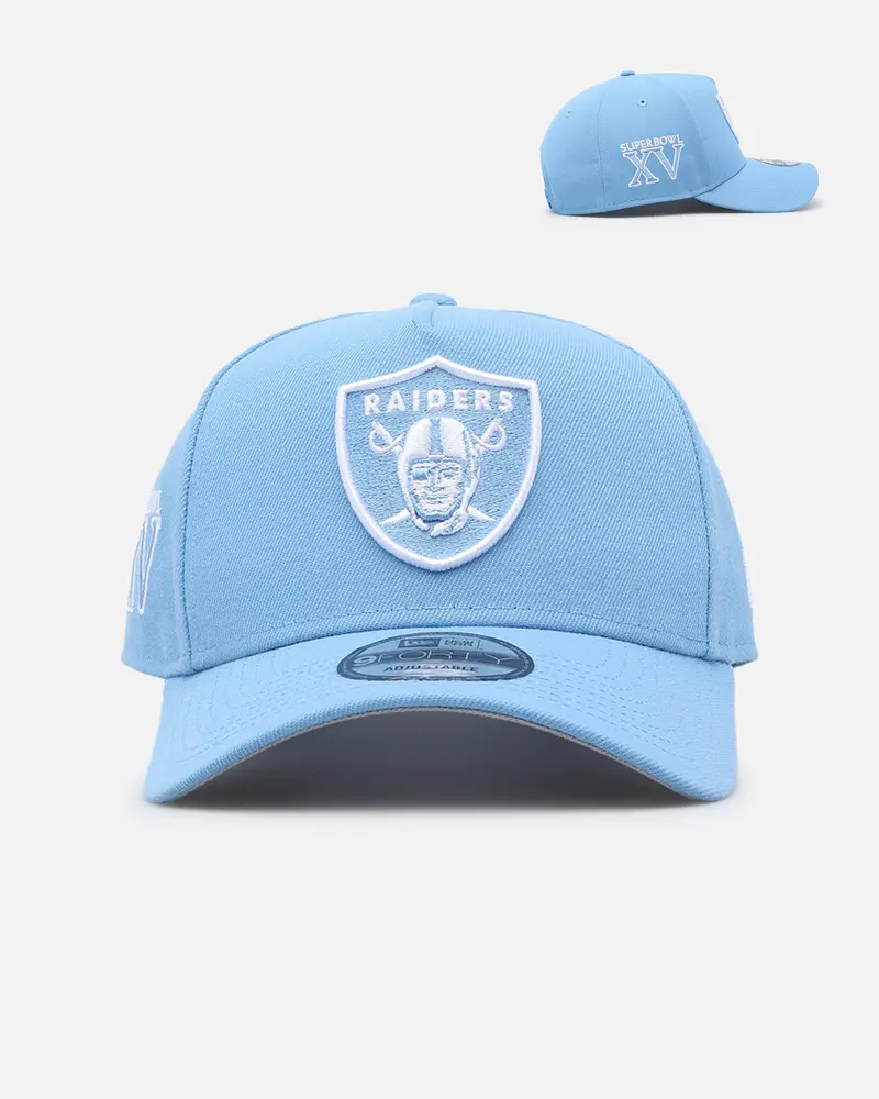New Era Las Vegas Raiders 'Polychromatic' 9Forty A-Frame Snapback Skate Blue 1