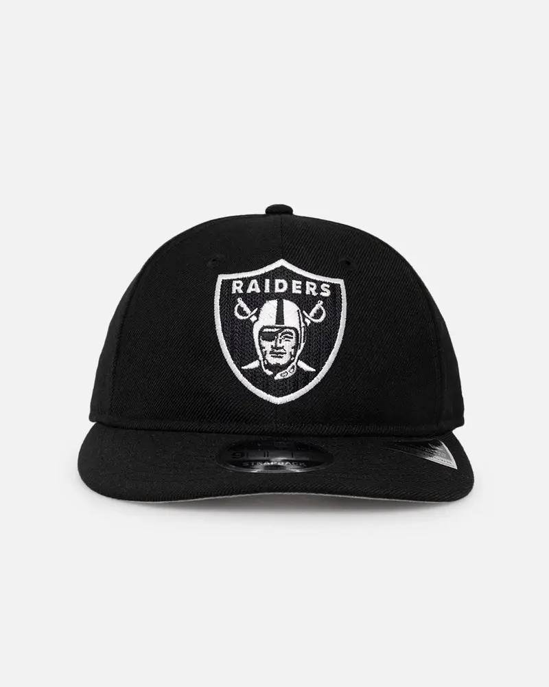 New Era Las Vegas Raiders 'Retro Crown Classic' 9Fifty Retro Crown Strapback Black 1
