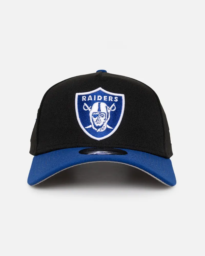 New Era Las Vegas Raiders 'Retro Royal' 9Forty A-Frame Snapback Black/Royal 1