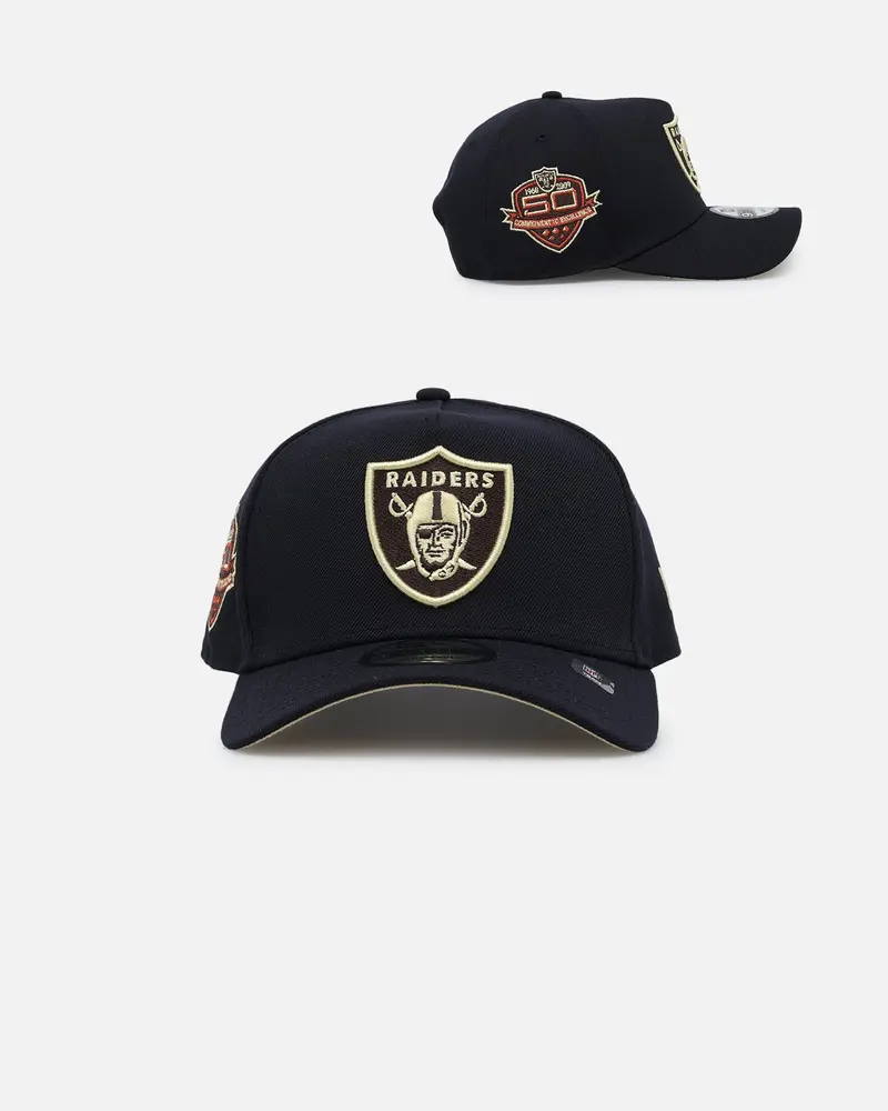 New Era Las Vegas Raiders 'Retro Royal' 9Forty A-Frame Snapback Navy 1