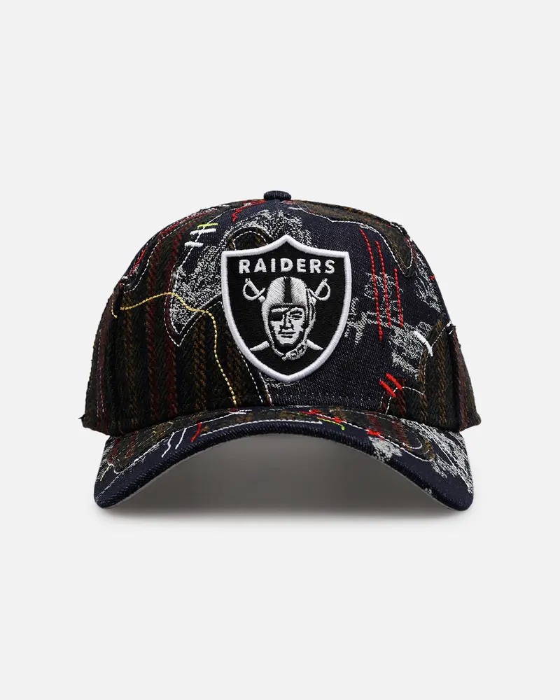 New Era Las Vegas Raiders 'Running Stitch' 9Forty A-Frame Snapback Multi 1