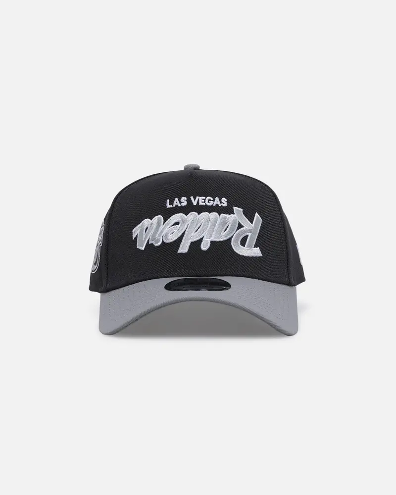 New Era Las Vegas Raiders 'Shadow Greys' 9Forty A-Frame Snapback Graphite/Grey 1