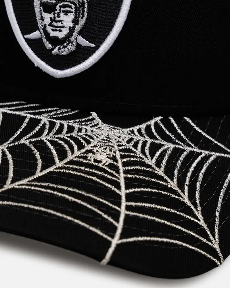 New Era Las Vegas Raiders 'Spider Web Visor' 9Forty A-Frame Snapback Black 2