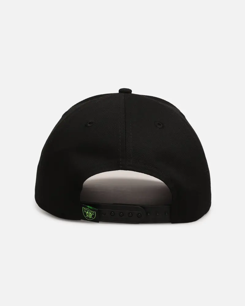 New Era Las Vegas Raiders 'Spooky Script' 9Forty A-Frame Snapback Black/Green/Purple 2