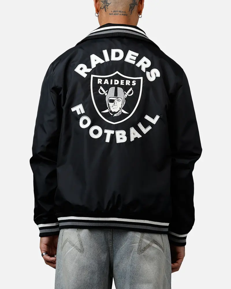 New Era Las Vegas Raiders Throwback Jacket Black 1