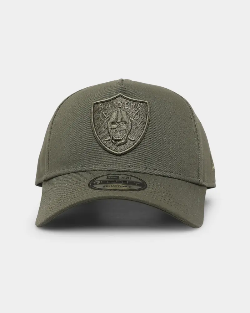 New Era Las Vegas Raiders Tonal 9Forty A-Frame Snapback Olive 1