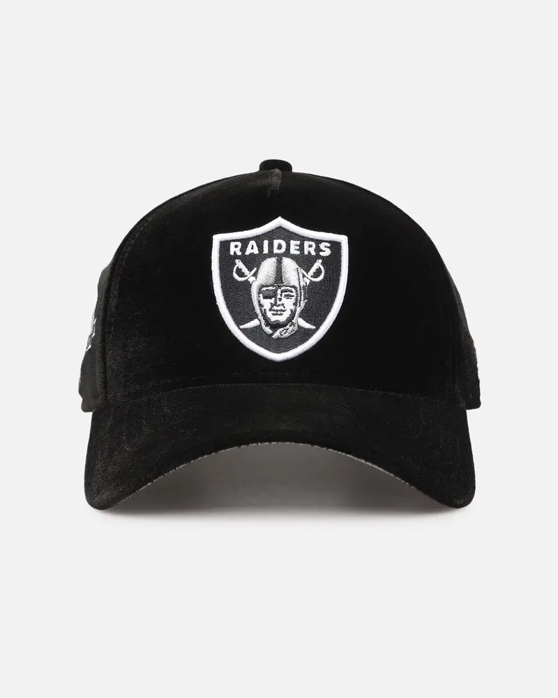 New Era Las Vegas Raiders 'Velvet Official Team Color' 9Forty A-Frame Snapback Black 1