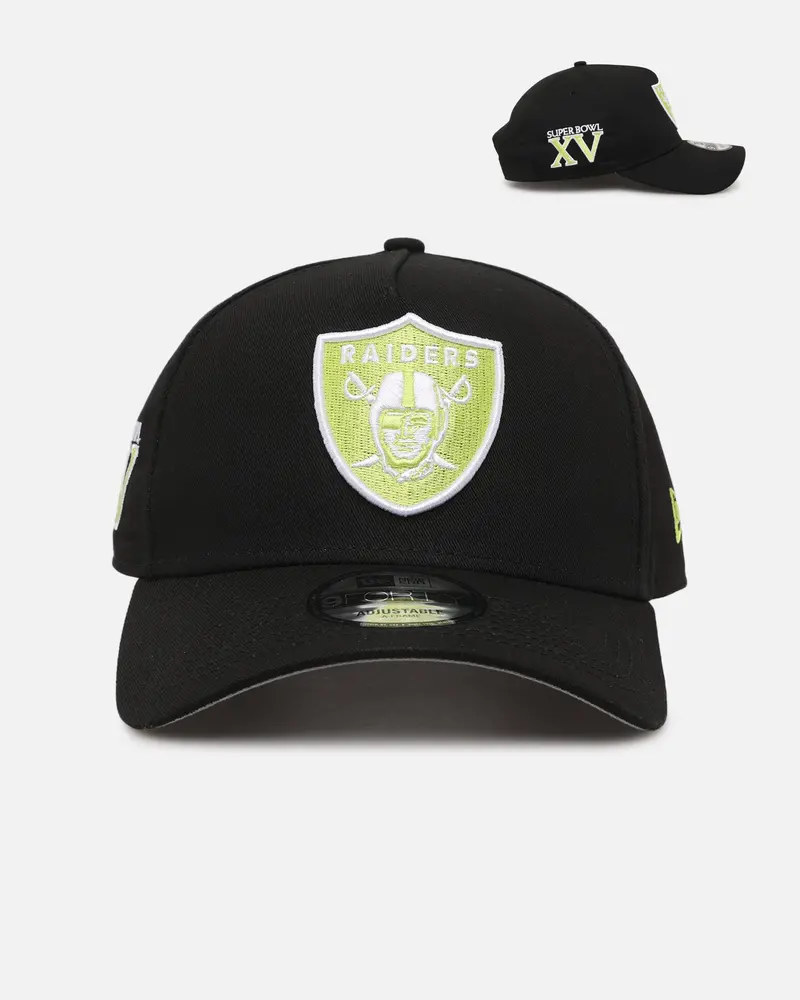 New Era Las Vegas Raiders 'Volt' 9Forty A-Frame Snapback Black/Green 1