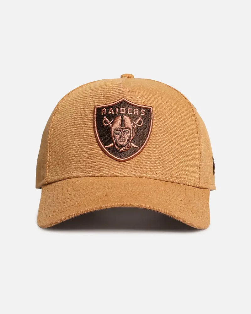 New Era Las Vegas Raiders 'Washed Canvas' 9Forty A-Frame Snapback Bronze 1