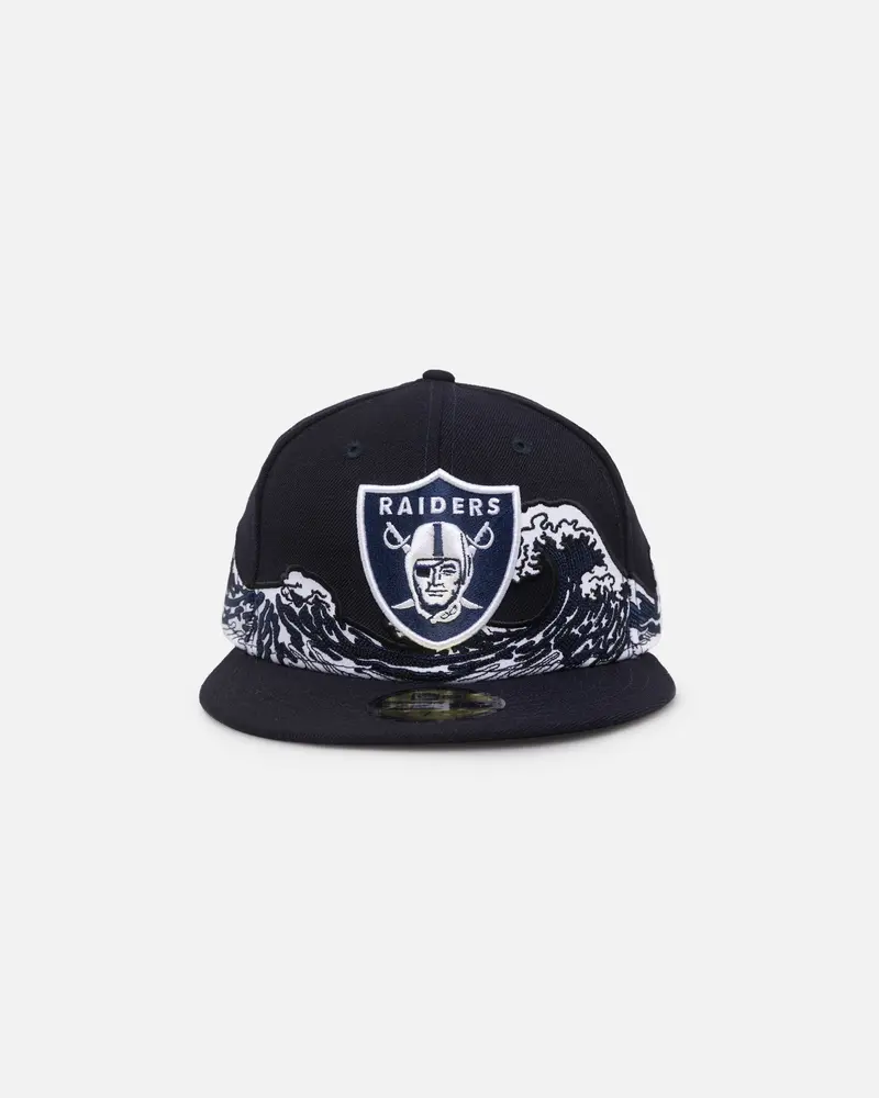New Era Las Vegas Raiders "Wave" 59Fifty Fitted Navy/White 1