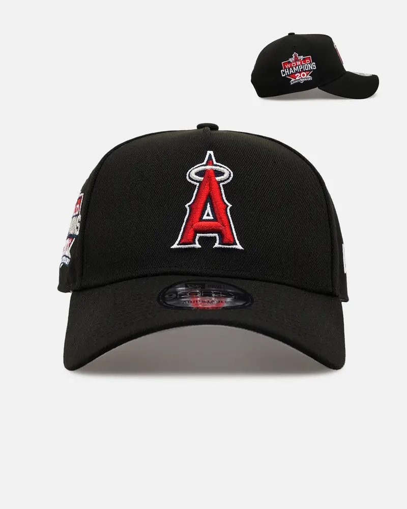 New Era Los Angeles Angels 'Black And Team Color' 9Forty A-Frame Snapback Black/Official Team Color 1