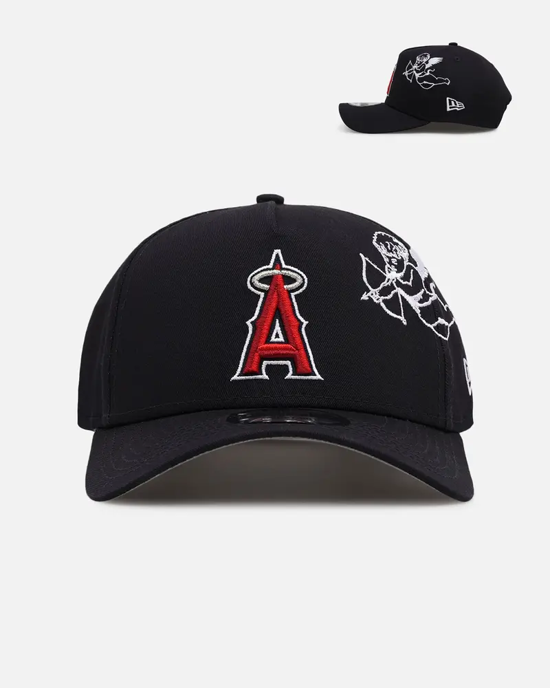 New Era Los Angeles Angels 'Cherub Official Team Color' 9Forty A-Frame Snapback Navy 1