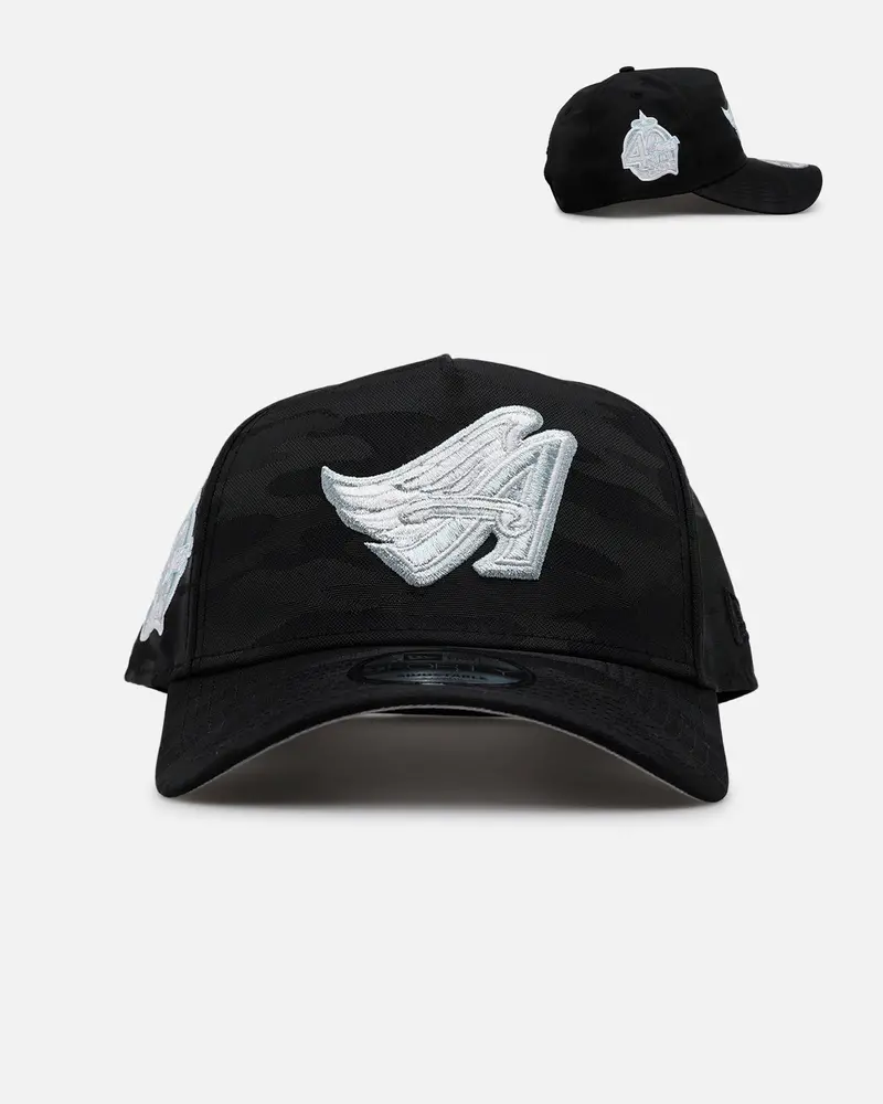 New Era Los Angeles Angels 'Icy Camo' 9Forty A-Frame Snapback Black/Camo 1