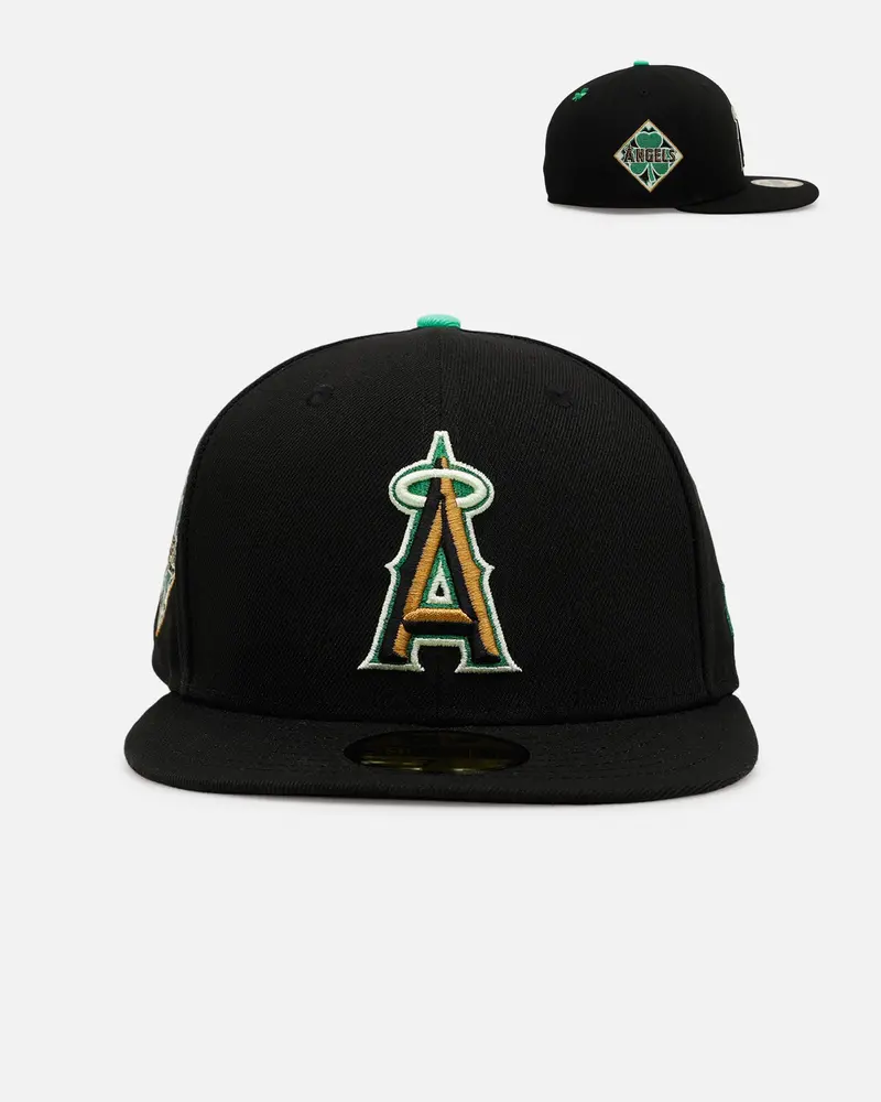 New Era Los Angeles Angels 'St. Patrick's Day' 59Fifty Fitted Black/Green 1