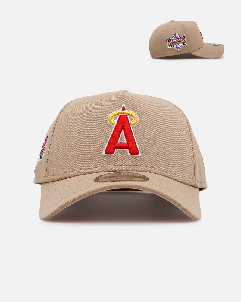 New Era Los Angeles Angels 'Tan Pink' 9Forty A-Frame Snapback Tan 1