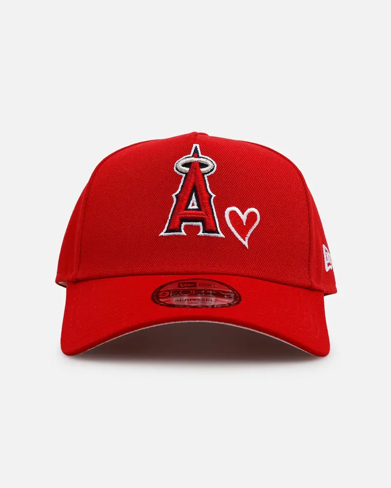 New Era Los Angeles Angels 'Team Color Hearts' 9Forty A-Frame Snapback Official Team Color 1