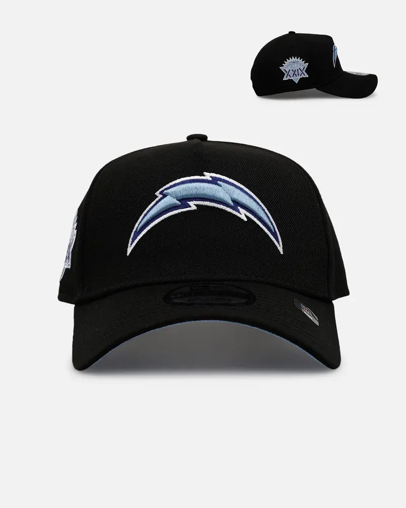 New Era Los Angeles Chargers 'Black And Sky Blue' 9Forty A-Frame Snapback Black/Sky Blue 1