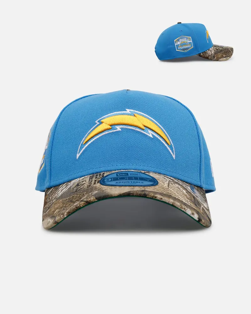 New Era Los Angeles Chargers 'Realtree Visor' 9Forty A-Frame Snapback Official Team Color 1
