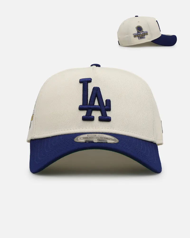 New Era Los Angeles Dodgers '24 Champs' 9Forty A-Frame Snapback Chrome 1