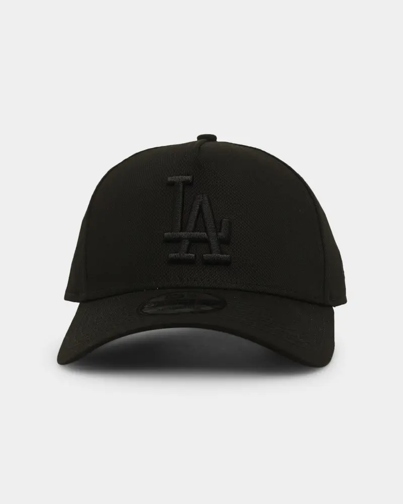 New Era Los Angeles Dodgers 9Forty A-Frame Snapback Black/Black 1