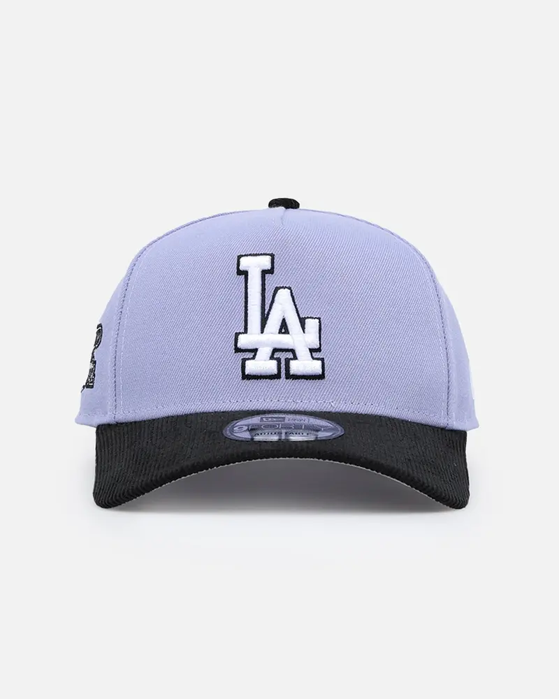 New Era Los Angeles Dodgers 9Forty A-Frame Snapback Lavender/Black 1