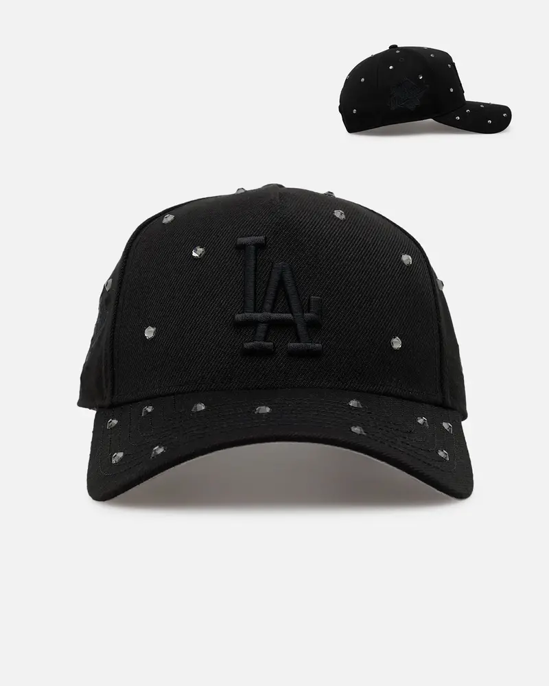 New Era Los Angeles Dodgers 'All Black Embellishment' 9Forty A-Frame Snapback Black/Black 1