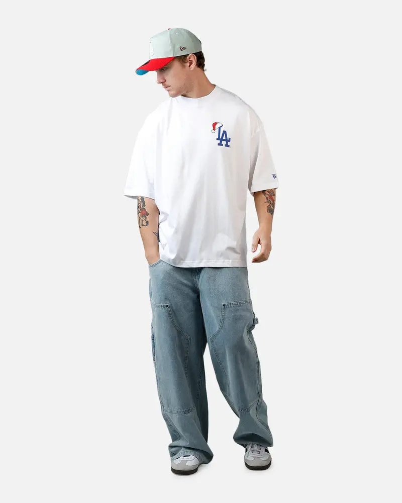 New Era Los Angeles Dodgers 'All I Want For Christmas' Santa T-Shirt White 3
