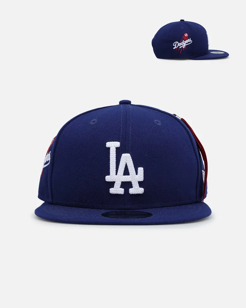 New Era Los Angeles Dodgers 'Alpha Industries' 9Fifty Snapback Blue 1