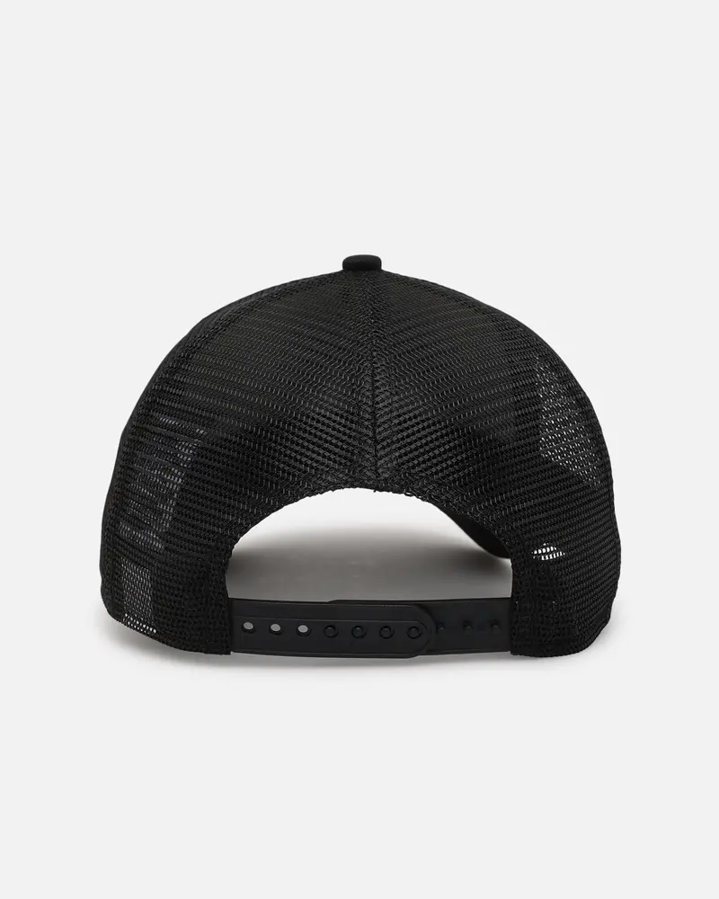 New Era Los Angeles Dodgers 'Black All Over Mesh' 9Forty A-Frame Trucker Snapback Black Rigid/Black 2